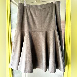 JCrew Drop Waist Gabardine Wool Skirt 8 NWOT